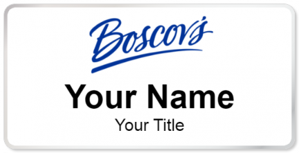 Custom name badges for Boscovs Department Store