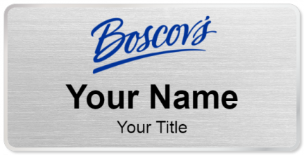 Custom name badges for Boscovs Department Store