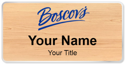 Custom name badges for Boscovs Department Store