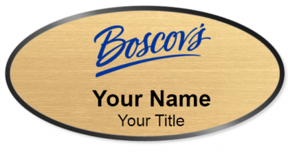 Custom name badges for Boscovs Department Store