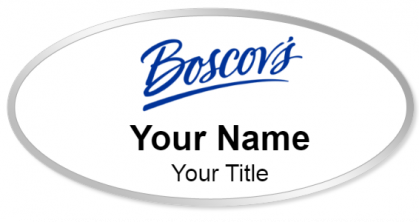 Custom name badges for Boscovs Department Store