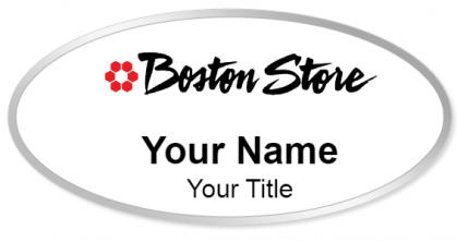 Custom name badges for Boston Store