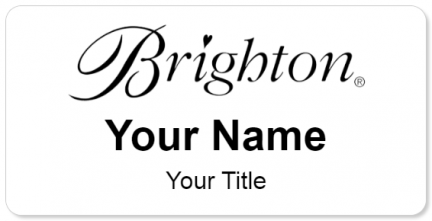 Custom name badges for Brighton Collectables