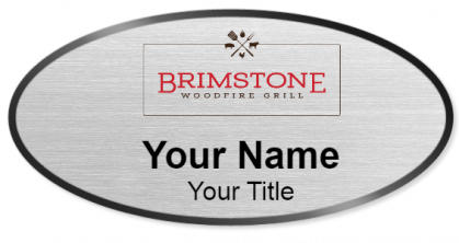 Custom name badges for Brimstone Woodfire Grill