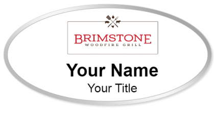 Custom name badges for Brimstone Woodfire Grill