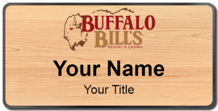 Custom name badges for Buffalo Bills Resort & Casino