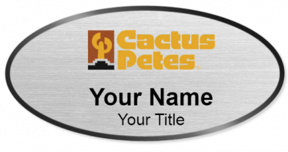 Custom name badges for Cactus Petes Casino