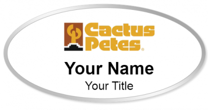Custom name badges for Cactus Petes Casino