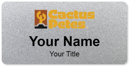 Custom name badges for Cactus Petes Casino