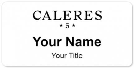 Custom name badges for Caleres Shoes