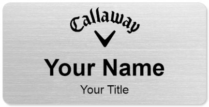 Custom name badges for Callaway Golf
