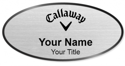 Custom name badges for Callaway Golf