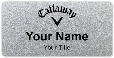 Custom name badges for Callaway Golf