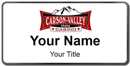 Custom name badges for Carson Valley Inn & Casino