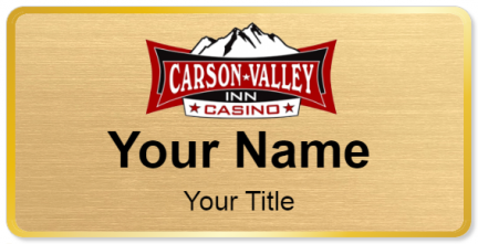 Custom name badges for Carson Valley Inn & Casino