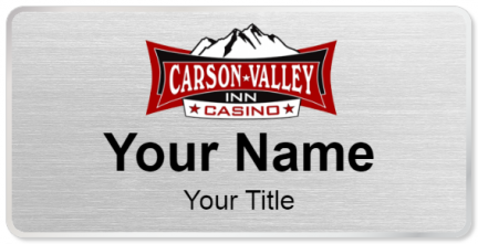 Custom name badges for Carson Valley Inn & Casino