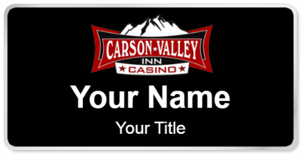 Custom name badges for Carson Valley Inn & Casino