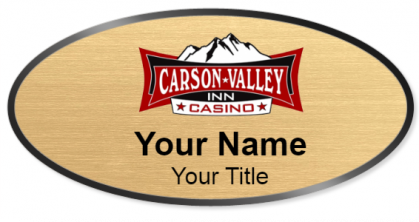 Custom name badges for Carson Valley Inn & Casino