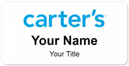 Custom name badges for Carters