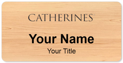 Custom name badges for Catherines