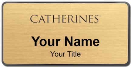 Custom name badges for Catherines