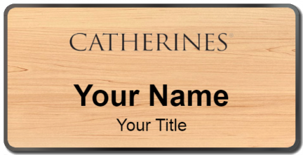 Custom name badges for Catherines