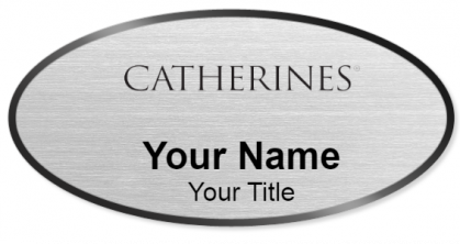 Custom name badges for Catherines