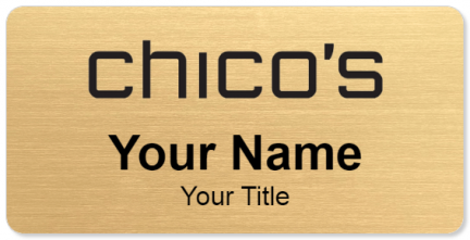 Custom name badges for Chicos