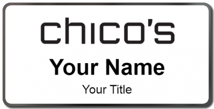 Custom name badges for Chicos