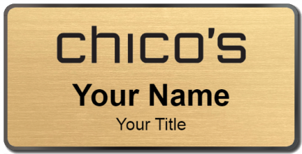 Custom name badges for Chicos