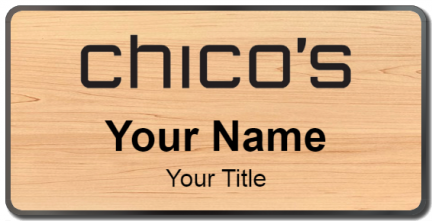 Custom name badges for Chicos