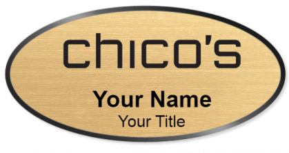 Custom name badges for Chicos