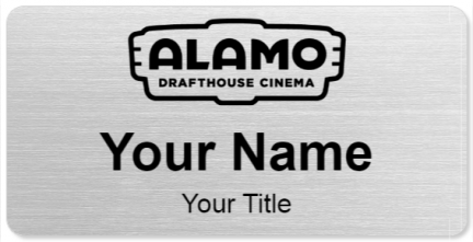 Custom name badges for Alamo Drafthouse Cinema