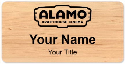 Custom name badges for Alamo Drafthouse Cinema