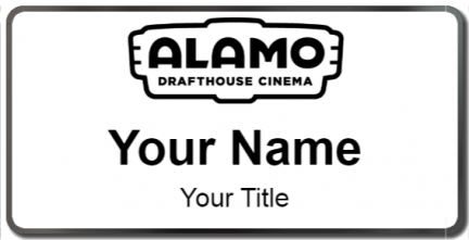 Custom name badges for Alamo Drafthouse Cinema