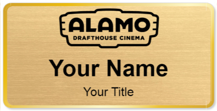 Custom name badges for Alamo Drafthouse Cinema