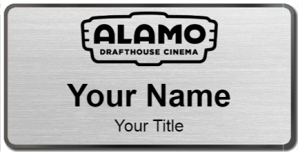 Custom name badges for Alamo Drafthouse Cinema