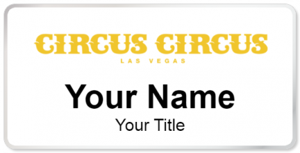Custom name badges for Circus Circus Las Vegas