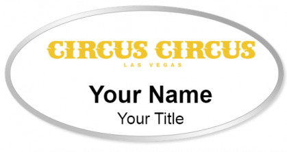 Custom name badges for Circus Circus Las Vegas