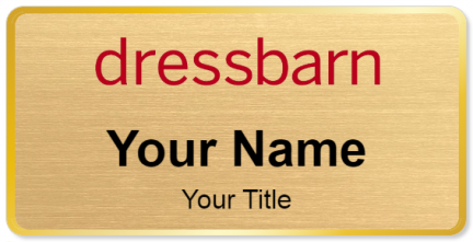 Custom name badges for Dressbarn