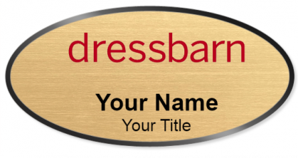 Custom name badges for Dressbarn