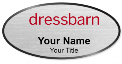 Custom name badges for Dressbarn