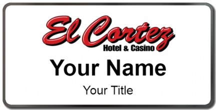 Custom name badges for El Cortez Hotel & Casino