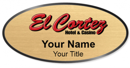 Custom name badges for El Cortez Hotel & Casino