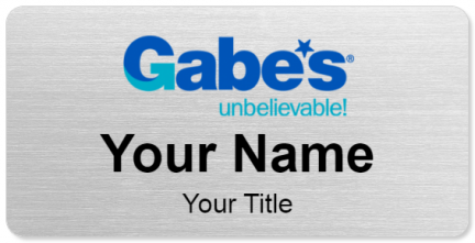 Custom name badges for Gabes Unbelievable