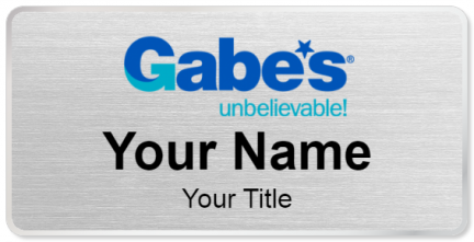 Custom name badges for Gabes Unbelievable
