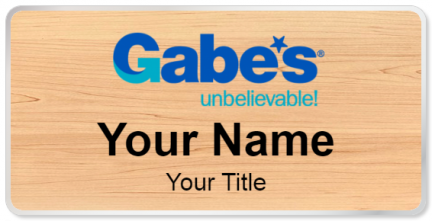 Custom name badges for Gabes Unbelievable