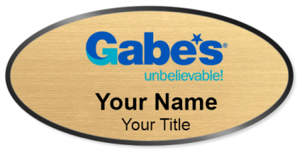 Custom name badges for Gabes Unbelievable