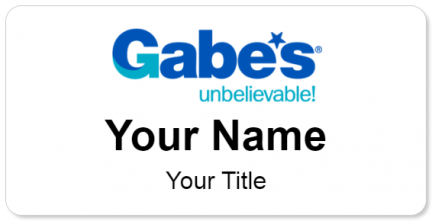 Custom name badges for Gabes Unbelievable