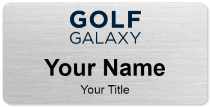 Custom name badges for Golf Galaxy